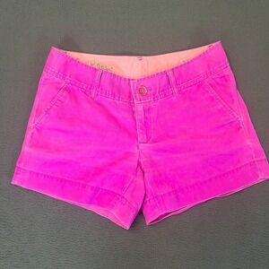 Lilly Pulitzer The Callahan Short Women's Size 0 Beach Vacation Bubblegum Pink